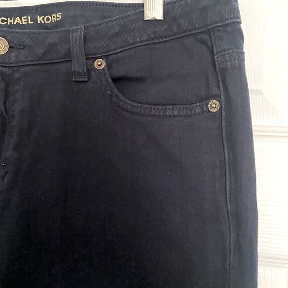 Michael Kors women’s blue capri with rivets at the side of pockets size 8​​​ - Picture 3 of 8
